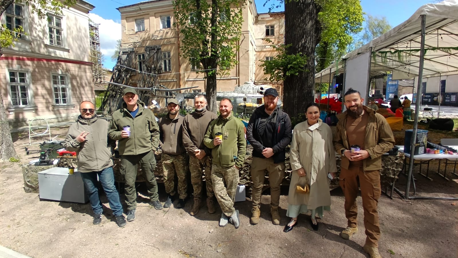 військові інженери 141 ОМБр, благодійна виставка в Івано-Франківську